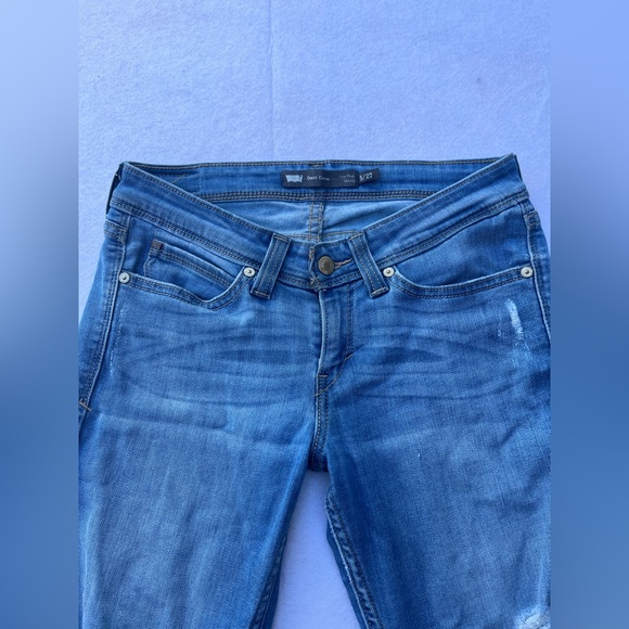 Levi's Demi Curve Jeans Womens Sz 10/27 Ankle Skinny Blue Low Rise Denim - Picture 5 of 10